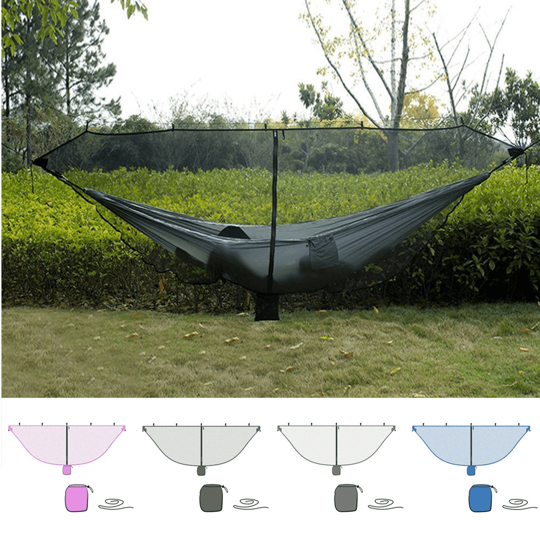 Outdoor Camping Hammock Mosquito Net 1-2 Person Portable Hanging Bed Swing Net - MRSLM