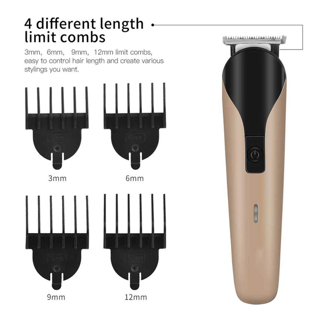 Portable 6 in 1 Multifunctional Hair Clipper Electric Cordless Mini Hair Trimmer Pro Hair Cutting Machine Beard Trimer - EU Plug - MRSLM