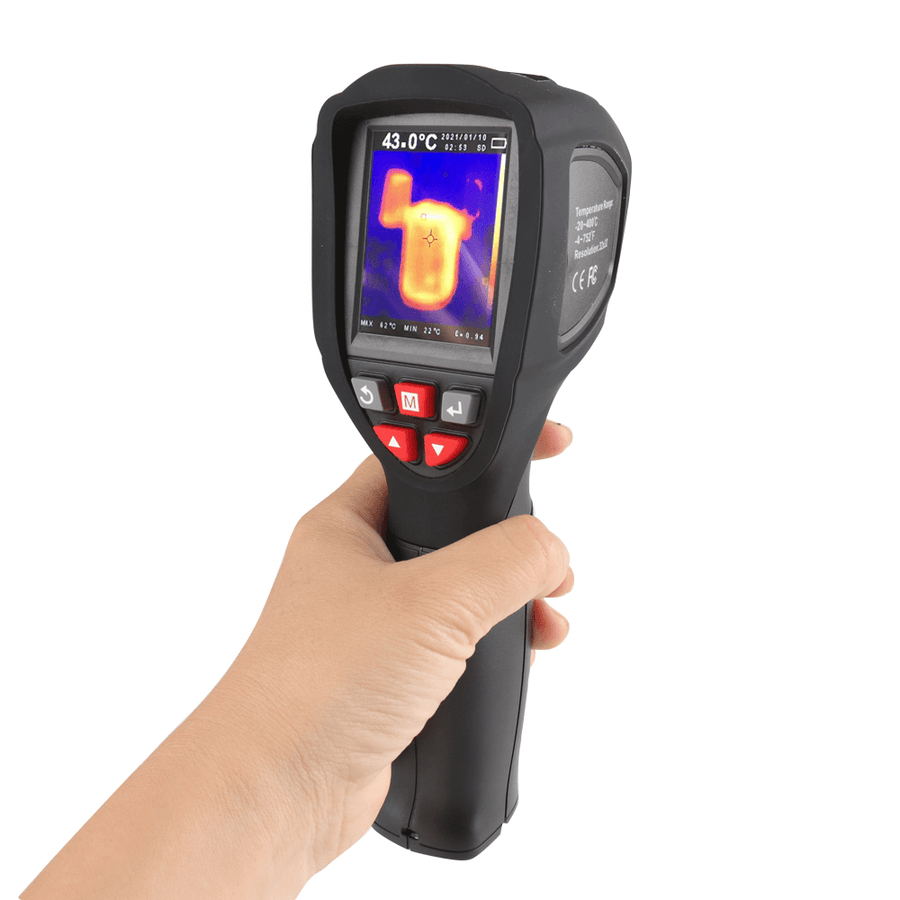 TOOLTOP ET-691 32*32 Portable Infrared Thermal Imager Display Resolution 320X240 Pixels Handheld Thermal Imager Infrared Camera Thermometer Digital Display Heating Detector - MRSLM