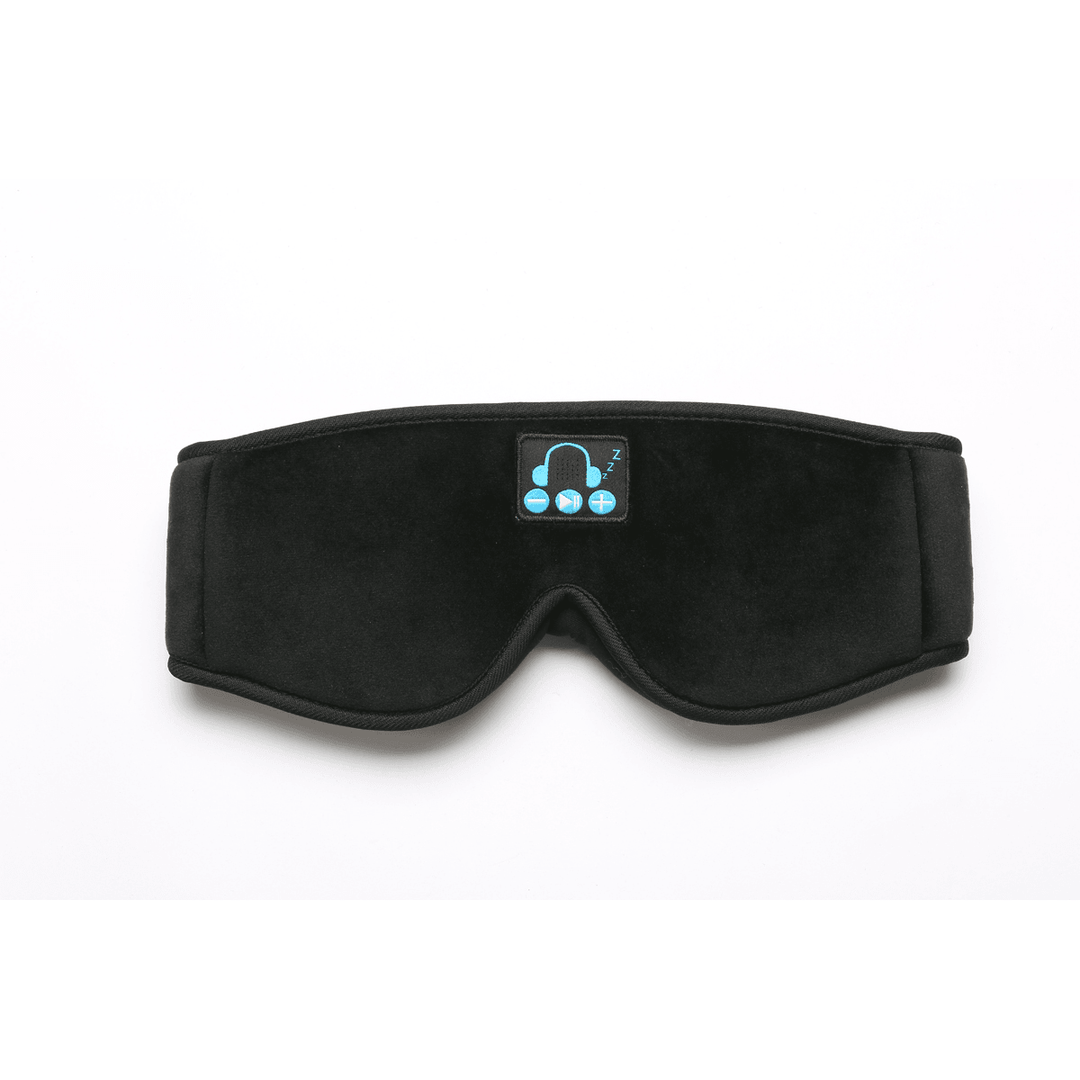 Wireless Bluetooth 5.0 Eye Mask Sleep Music Headphone Built-In Speakers Sleep Mask Earphone Camping Travel - MRSLM