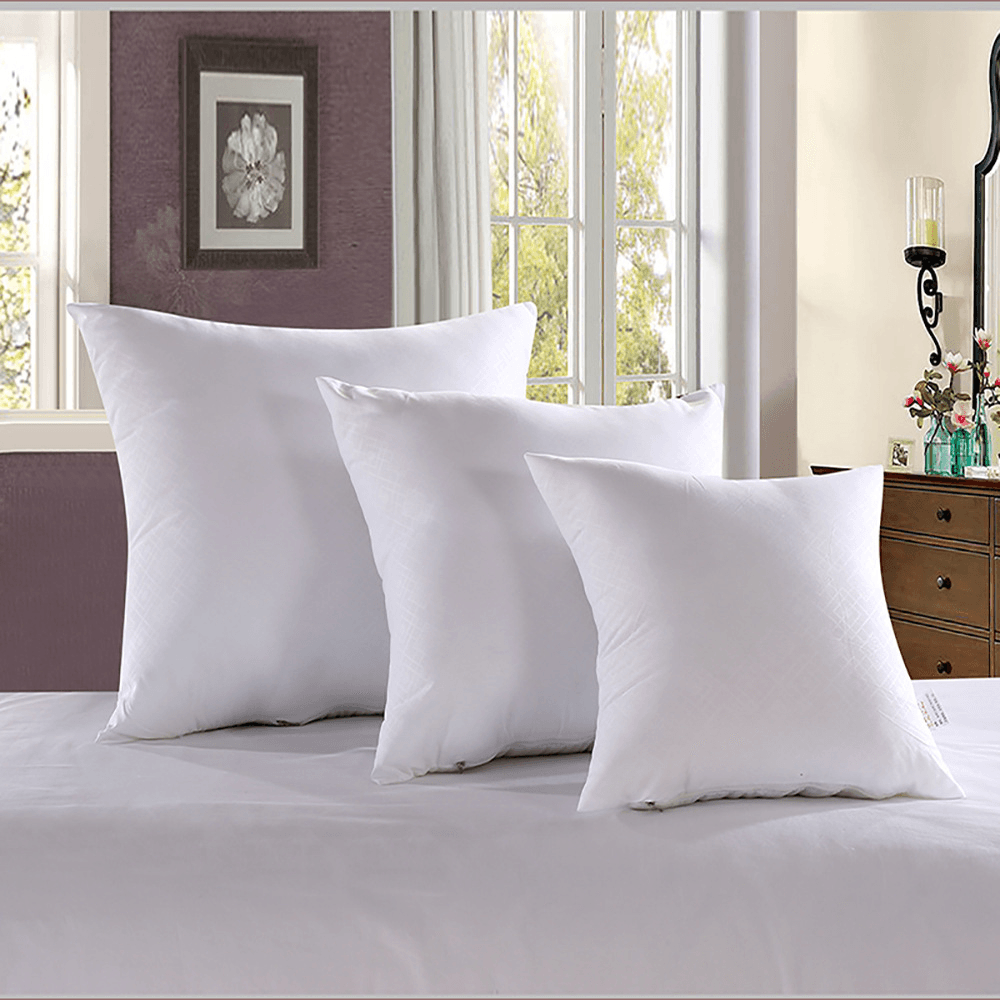 Honana PT-128 3 Size down Cotton Vacuum Compression Pillow Core Square Pillowcase Cushion Insert Sofa Decor - MRSLM
