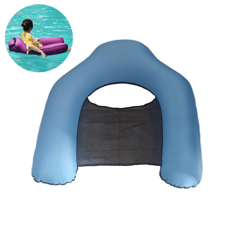 Swimming Inflatable Floating Chair Children Adult Water Float Seat Lightweight Noodle Pool Bed Max Load 200Kg - MRSLM