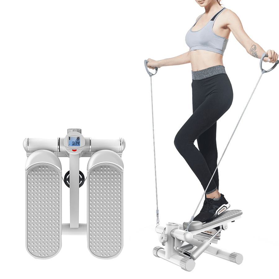 Mini Folding Stepper Aerobic Pedal Platform Treadmill Fitness Trainer Home Gym Sport Slimming Machine Max Load 100Kg - MRSLM