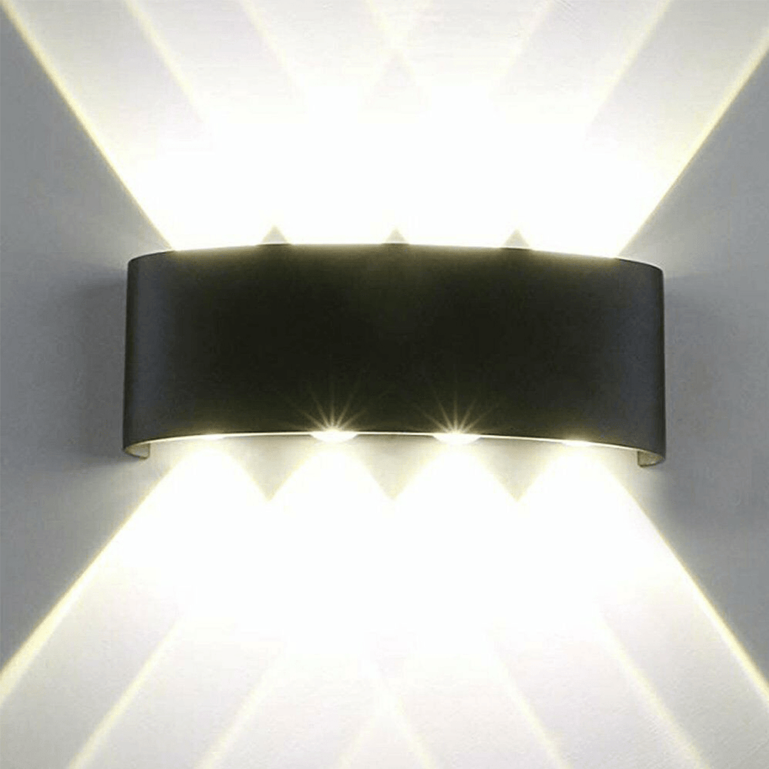 4/6/8W 6000K Wall Light IP65 Waterproof LED Sconce Lamp up down Outdoor Camping Light Patio Lawn Light - MRSLM