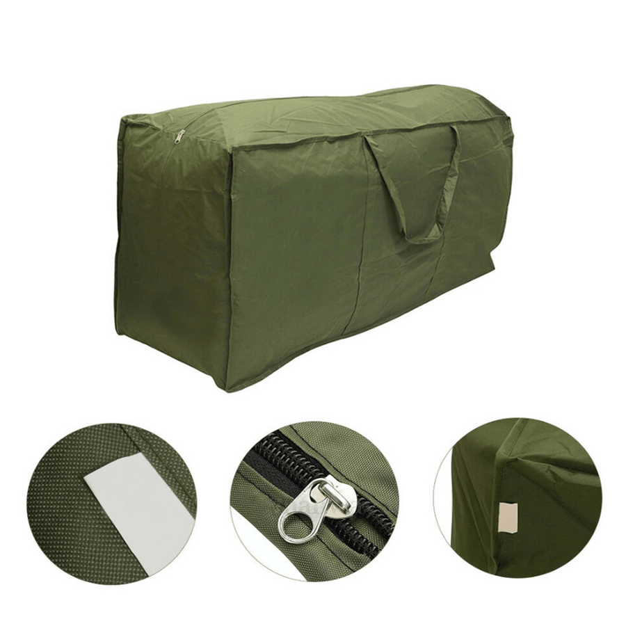 Polyester Over-Sized Large Storage Bag Waterproof Polyester Zippers Strong Handles Clothes Bag Organizer for Camping Travel Home - MRSLM