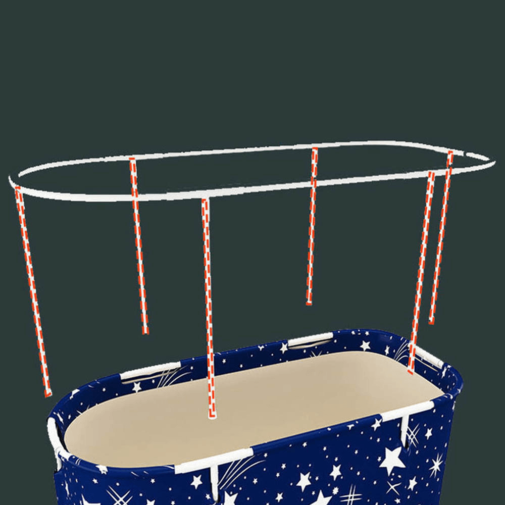 118X55X50Cm Folding Bathtub Water Tub Indoor Outdoor Portable Adult Separate Soaking Spa Bath Bucket Baby Bathing Space Saving - MRSLM