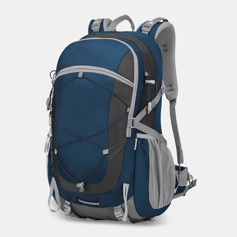 Men 40L Breathable Multi-Pocket Water Bag Warehouse Design Backpack Outdoor Travel Hiking Camping Bag with Rain Cover - MRSLM