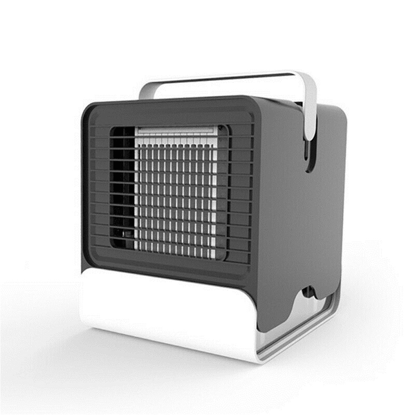 Mini Portable Air Conditioner Night Light Conditioning Cooler Humidifier Purifier USB Desktop Air Cooler Fan with Water Tanks - MRSLM