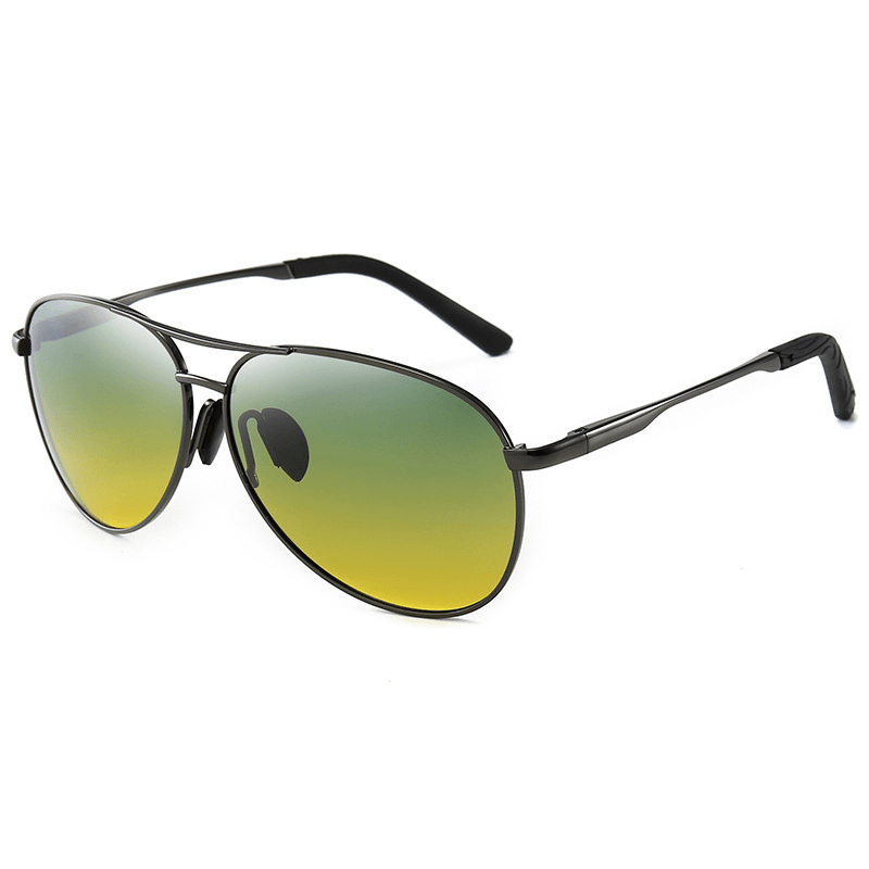 Men'S Fashion Hipster Sunglasses Spring Legs Sunglasses Color-Changing - MRSLM