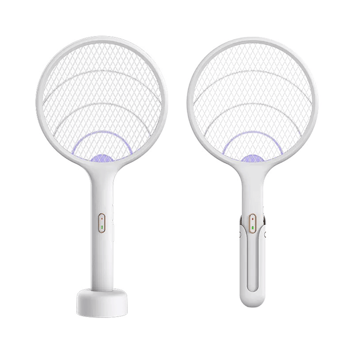 Qualitell UV Light Mosquito Swatter Rechargeable Handheld Electric Mosquito Killer Insect Fly Wall-Mounted Mosquito Dispeller - MRSLM