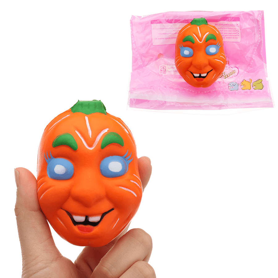 Halloween Pumpkin Squishy 7.5*9.5CM Slow Rising with Packaging Collection Gift Soft Toy - MRSLM