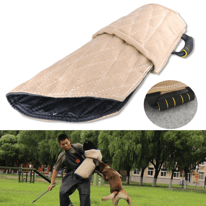 Dog Bite Protection Arm Sleeve for Young Police Dog Work Training Walking Tug Pet Bite Protection Tool - MRSLM