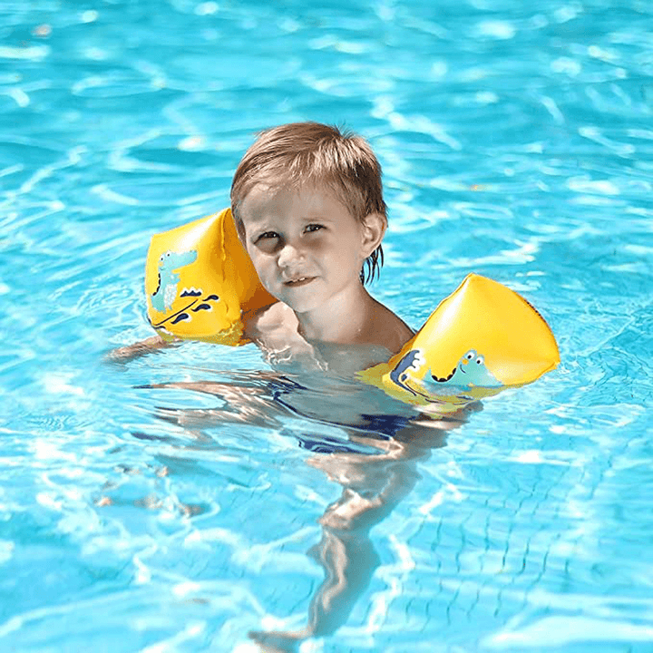 Swimbobo Inflatable Kids Arm Swimming Floats Cartoon Armbands Children Swim Sleeves Water Rings Swimming Arm Floating - MRSLM