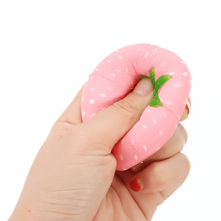 Squishyfun Strawberry Squishy Slow Rising 8CM Squeeze Toy Original Packaging Collection Gift - MRSLM