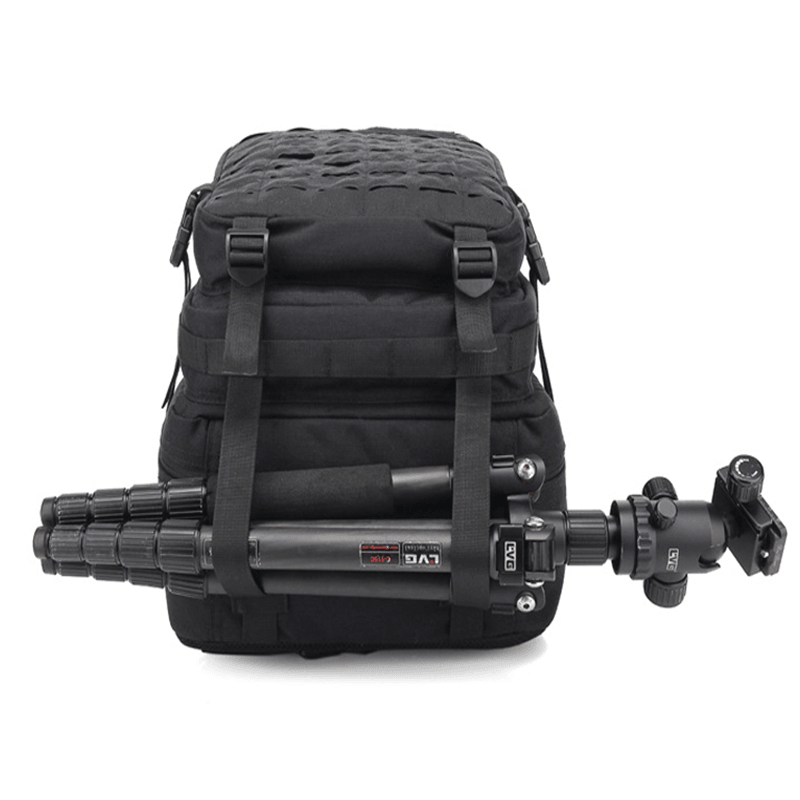 55L Outdoor Molle Military Tactical Army Rucksack Waterproof Zipper Large Capacity Backpack Camping Hiking Trekking Gear Bag - MRSLM