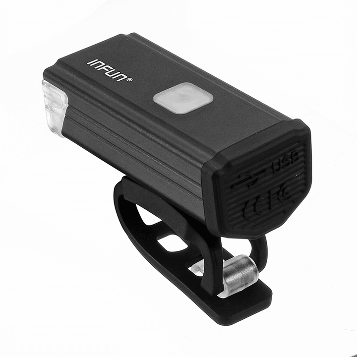 INFUN BC50 200LM 2 LED 4 Modes German Standard IPX6 Waterproof Built-In 1000Mah Battery USB Charging Bike Light - MRSLM