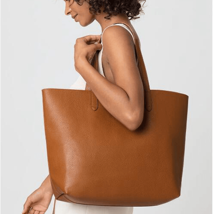 Women 2PCS Multi-Pocket Large Capacity Removable Key Multifunctional Handbag Tote - MRSLM