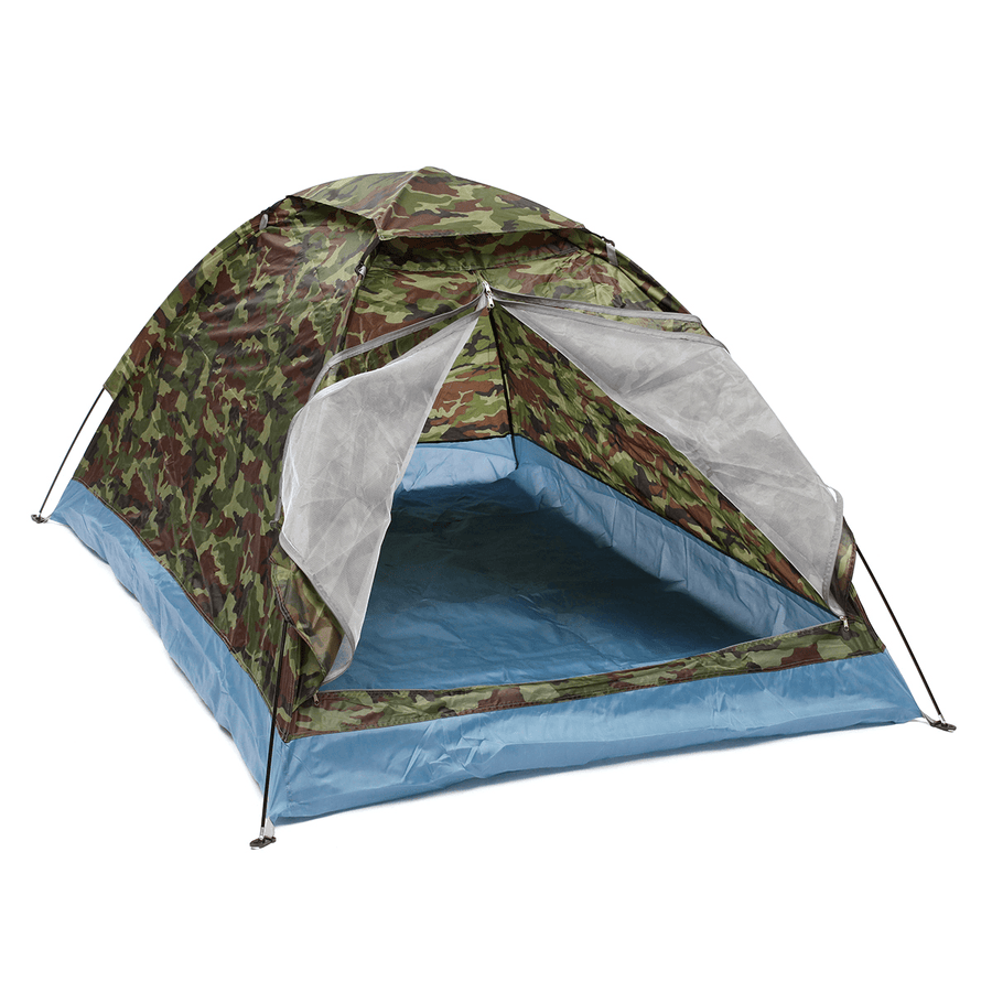 Outdoor 1-2 Persons Camping Tent Waterproof Windproof UV Sunshade Canopy - MRSLM