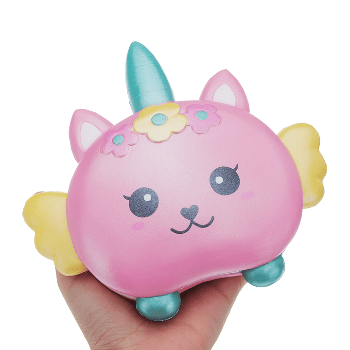 Oriker Unicorn Burger Squishy 16CM Slow Rising with Packaging Collection Gift Soft Toy - MRSLM