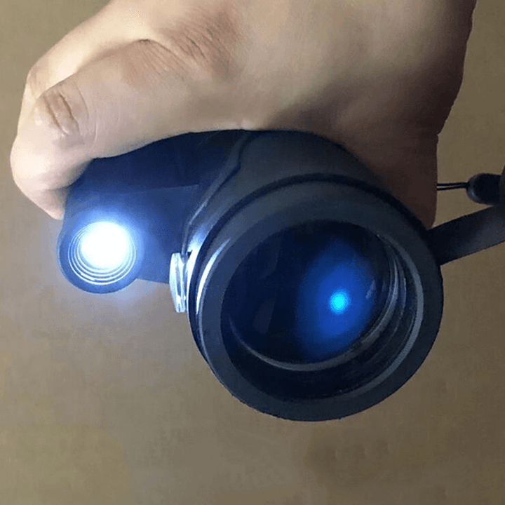Ipree® 12X50 Monocular Waterproof Optic HD Telescope Day Night Vision with Compass Light - MRSLM