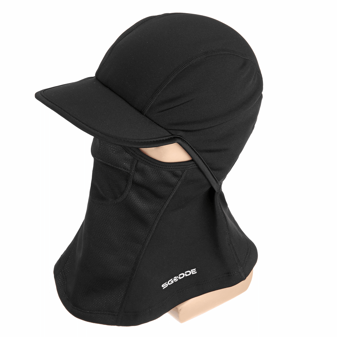SGODDE Winter Multifunctional Thermal Balaclava Face Neck Protector Windproof Hat Cycling Electric Bike Scooter Motorcycle - MRSLM