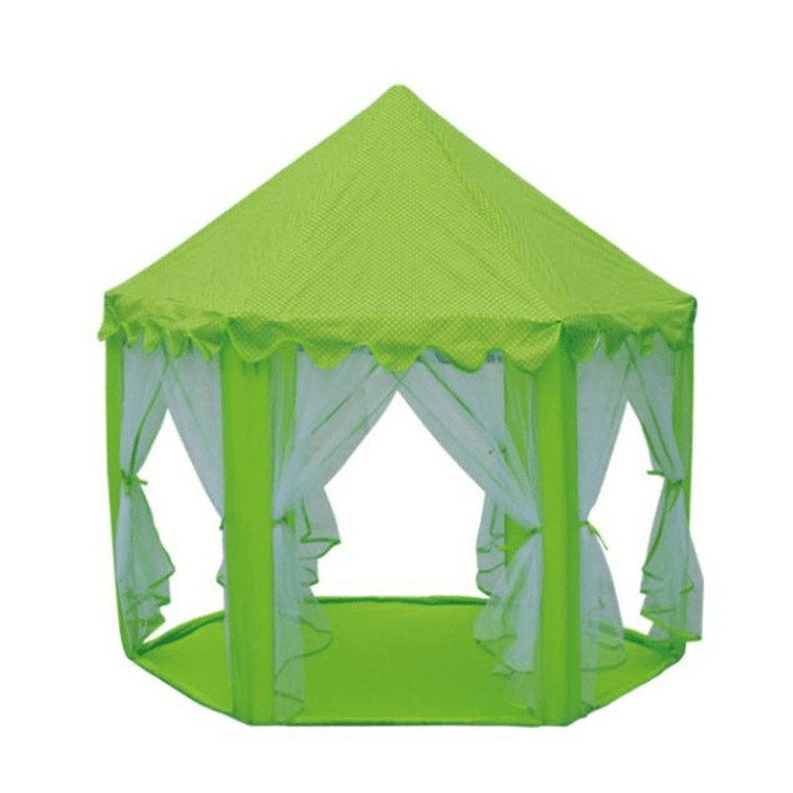 140Cm Kids Foldable＆Portable Tent Play Castle Garden Outdoor Indoor Playhouse Children Game Tent Baby Gift - MRSLM