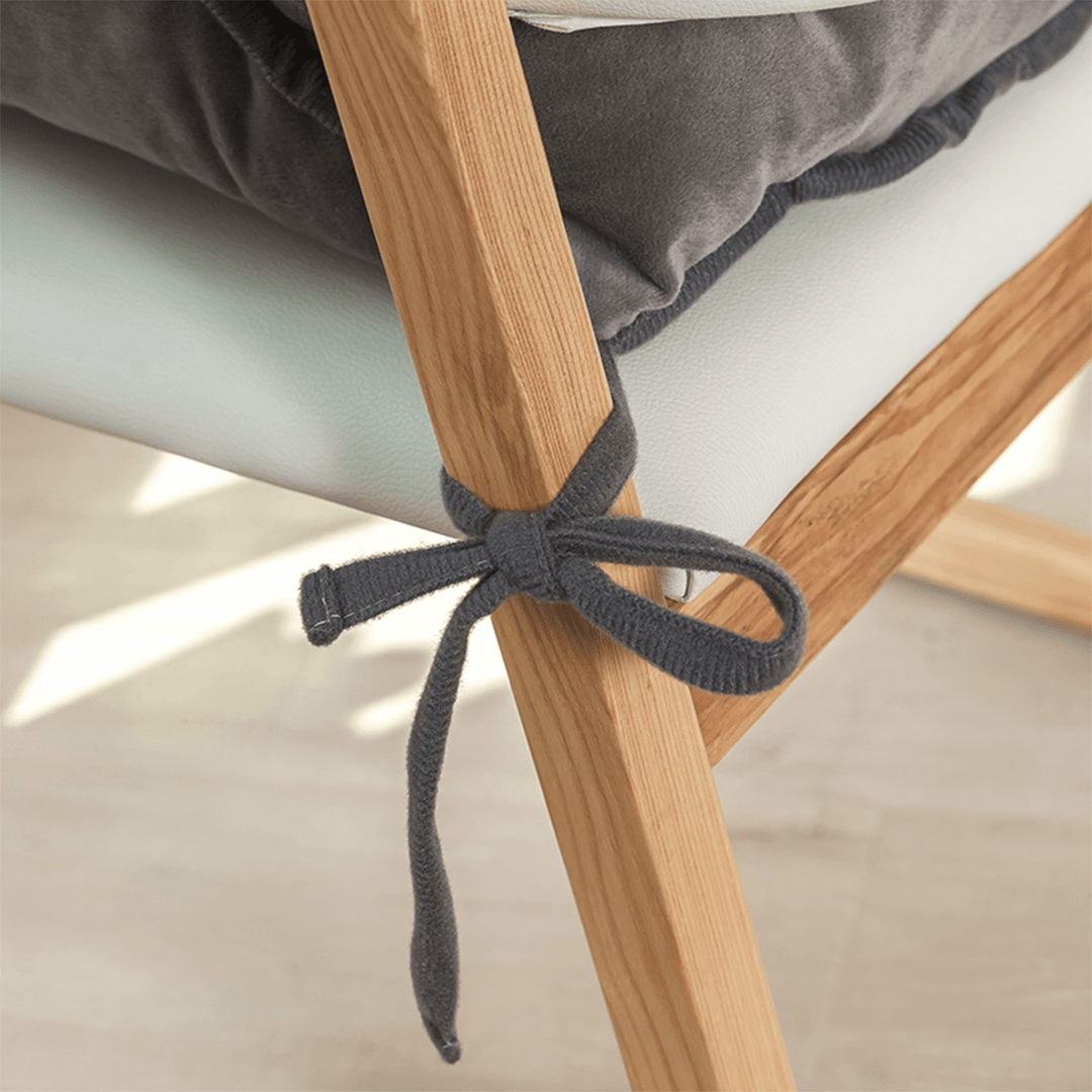 Rabbit Ear Stuffed Seat Cushion for Armchair Rocking Chair Office Patio Chairs for Home Decor - MRSLM