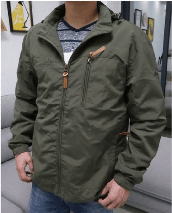 Windproof and Breathable Casual Hooded Jacket - MRSLM