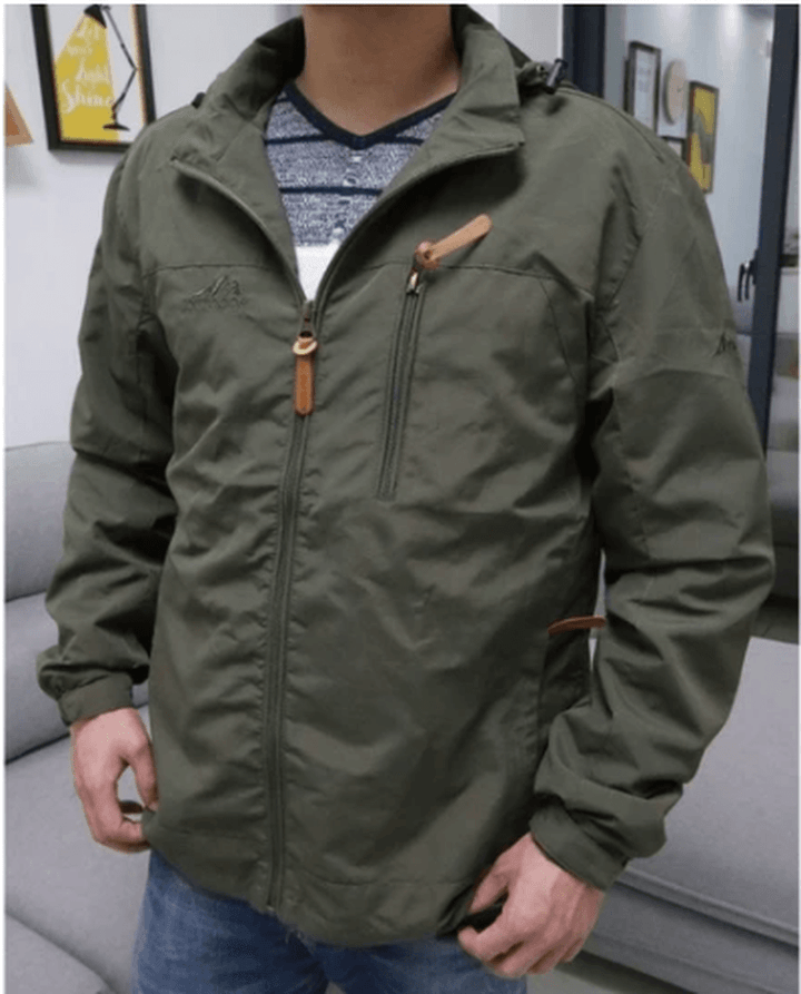 Windproof and Breathable Casual Hooded Jacket - MRSLM