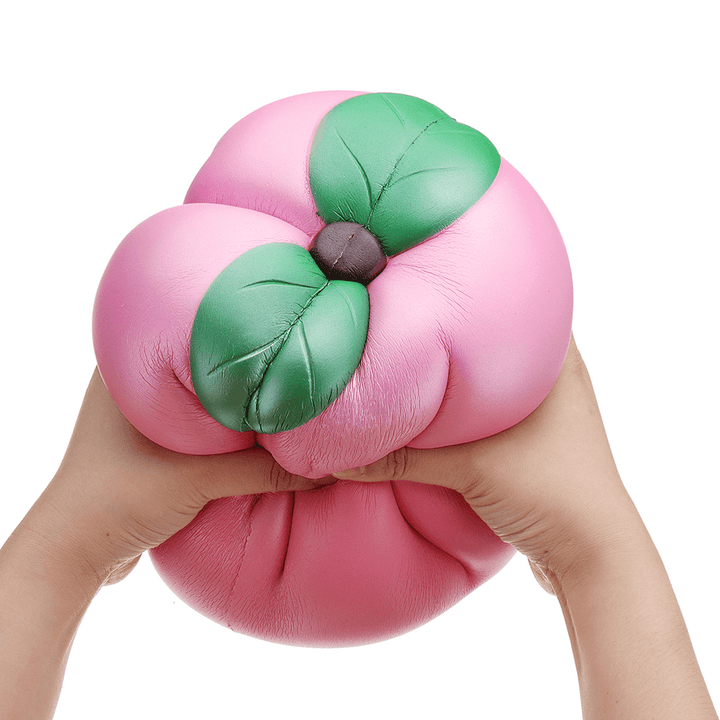 Huge Peach Squishy Jumbo 25*23CM Fruit Slow Rising Soft Toy Gift Collection with Packaging Giant Toy - MRSLM