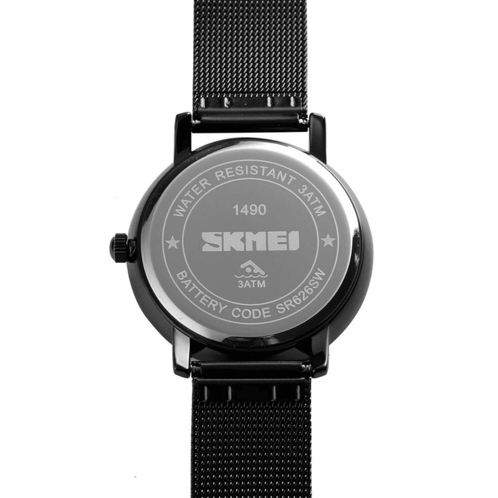 SKMEI 1490 Fashion Men Watch Waterproof Creative Dial Display Quartz Watch - MRSLM