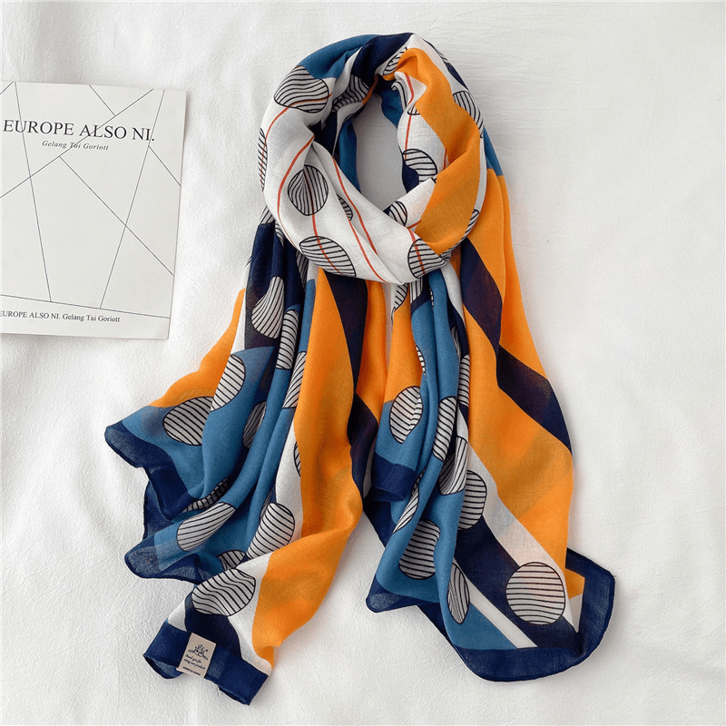 Fashion Scarf Women Cotton and Linen Shawl Europe and America - MRSLM