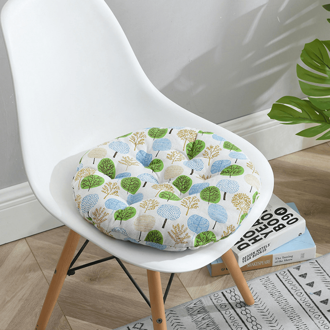 45*45Cm round Chair Seat Back Cushions Pad Sofa Pillow Home Office Decorations - MRSLM