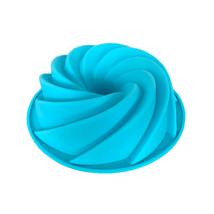 Big Swirl Shape Silicone Butter Cake Mould Baking Mold Form Tools for Cake Mold Baking Dish Bakeware - MRSLM