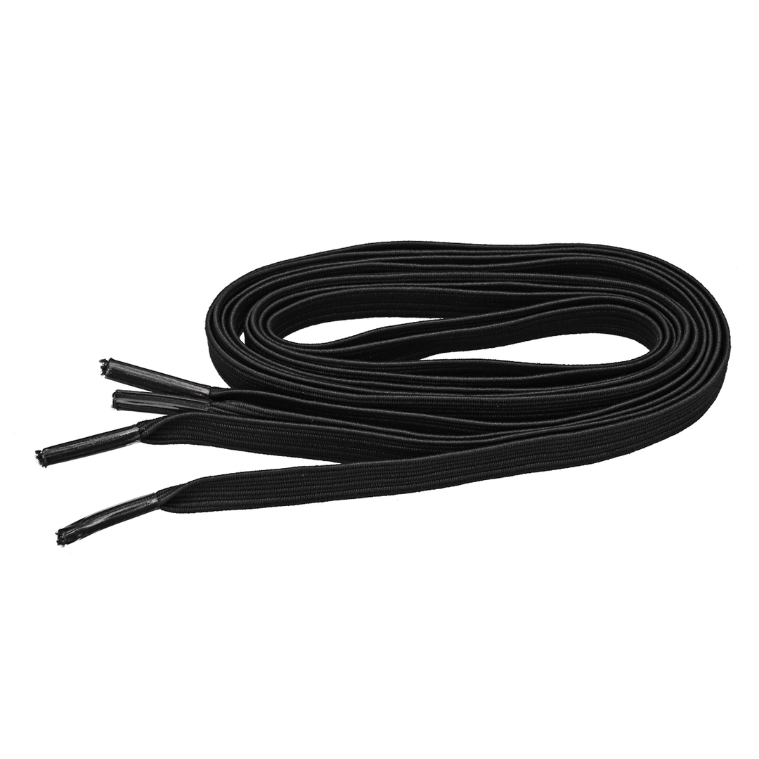 2Pcs 100Cm Elastic No Tie Shoelaces Lazy Free Tie Sneaker Laces with Buckles Sports Running - MRSLM
