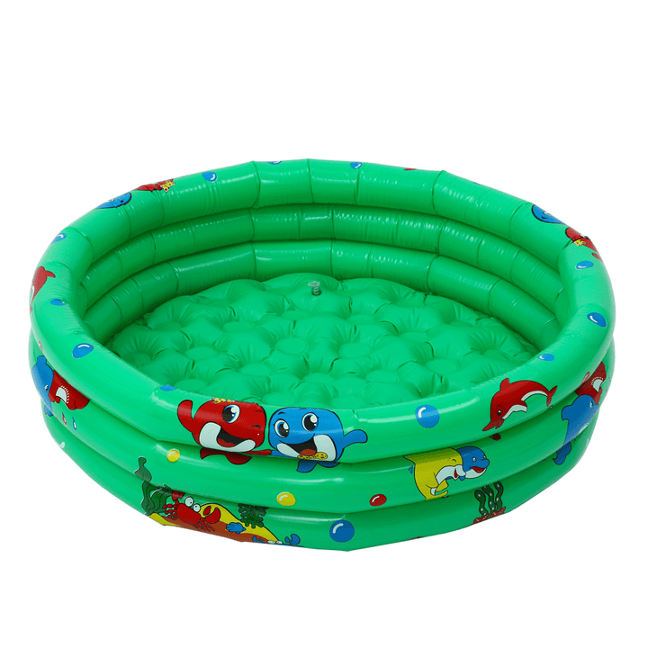 90Cm Kids Baby Children Inflatable Swimming Pool 3 Layer Pool Summer Water Fun Play Toy - MRSLM