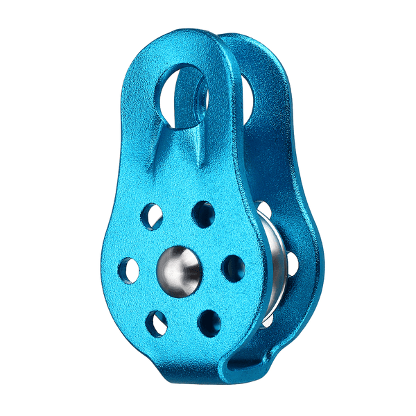 20KN Aluminum Alloy Fixed Rope Climbing Pulley Outdoor Camping Hiking Escape Rescue Tool - MRSLM