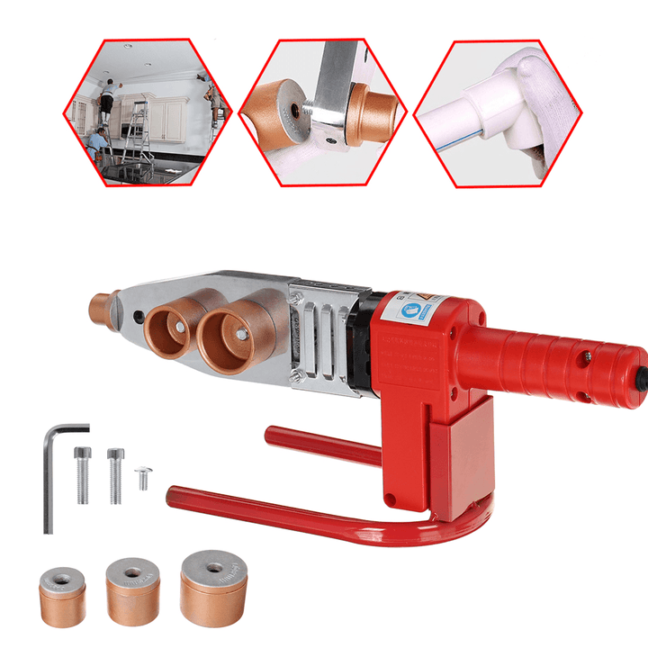 800W Automatic Electric Heating Pipe Welding Tool Machine for PB PPR PE PP Tube - MRSLM