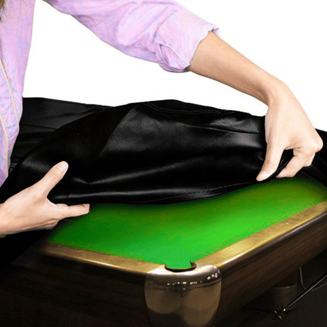 7Ft/8Ft/9Ft Billiard Table Cover Waterproof Dustproof Mildew Resistant Cover Pool Table Cover Snooker Heavy Duty Protector - MRSLM