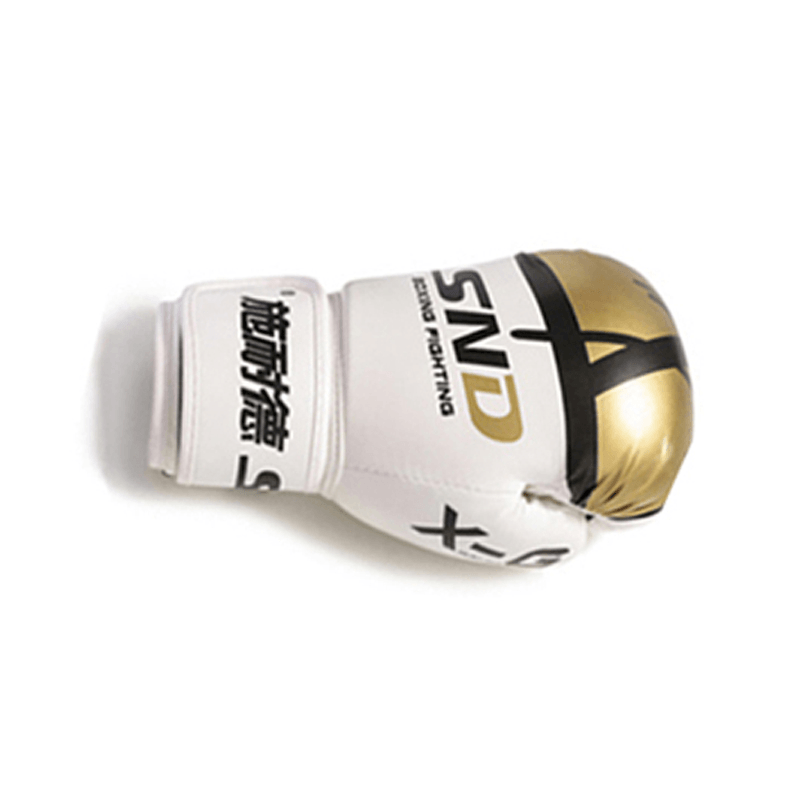 SND 10OZ Professional Breathable Boxing Gloves Men Fight Gloves for Karate Muay Thai Boxing Training - MRSLM