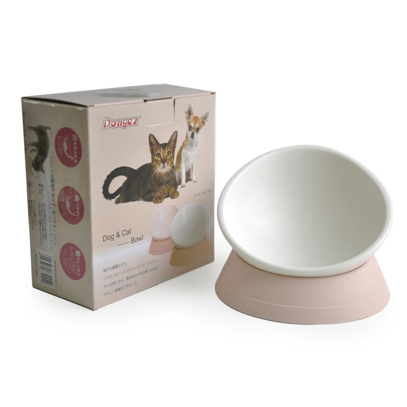 Pet Cat Dog Bowl 360 Degree Any Angle Cat Bowl Tilting Anti-Skid Pet Bowl Non-Slip Resin Dog Feeders - MRSLM