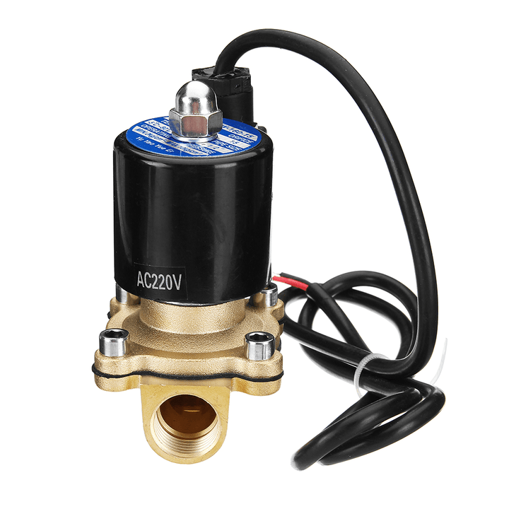 1/2" AC 220V Waterproof Brass Electric Solenoid Valve Music Water Fountain Valve - MRSLM