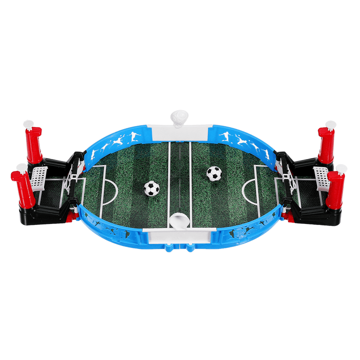 Mini Tabletop Soccer Game Double Players Family Party Interactive Tabletop Football Toy - MRSLM
