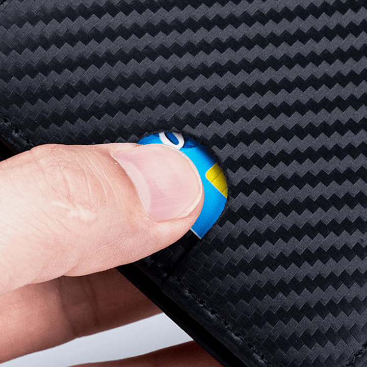 Genuine Leather Soft Plaid Bifold Wallet Fiber RFID Ultra-Thin Leather Wallet for Men - MRSLM
