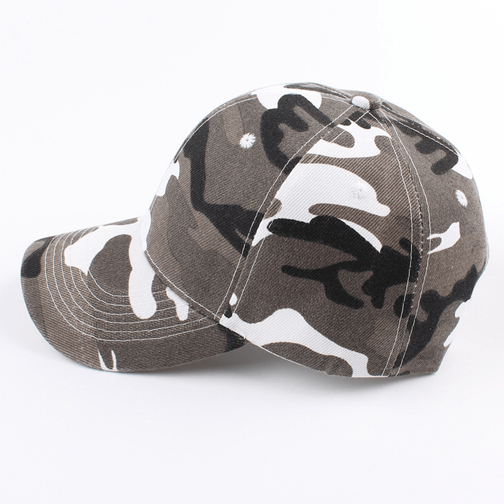 Retro Cap Camouflage Baseball Cap Men'S and Women'S Sun Hat Curved Brim Hat - MRSLM