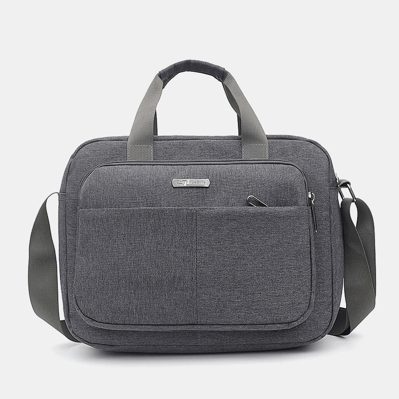 Men Large Capacity Oxfords Waterproof Handbag Shoulder Bag - MRSLM
