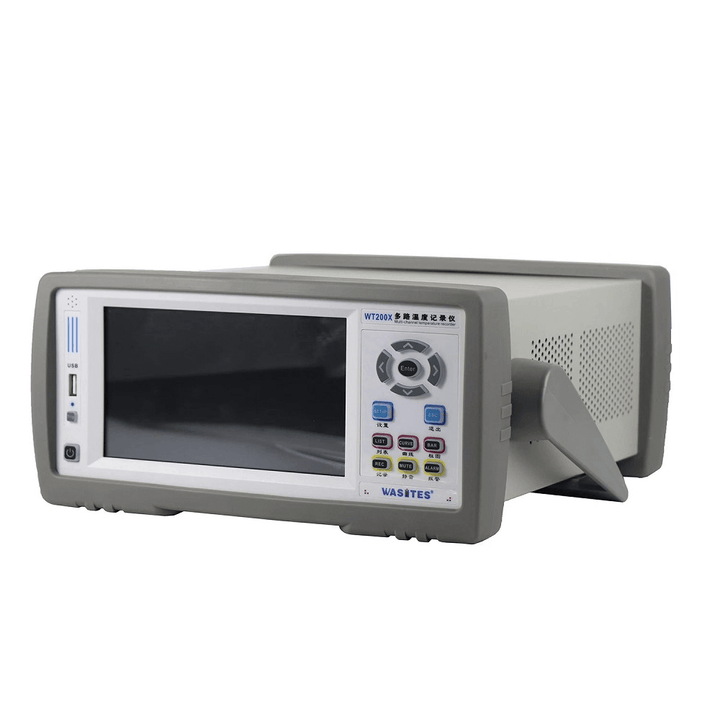 WT208 Digital Multi-Channel Temperature Tester Meter 8 Channel Temperature Inspection Recorder with Beeper Alarm Expandable Data Logger - MRSLM