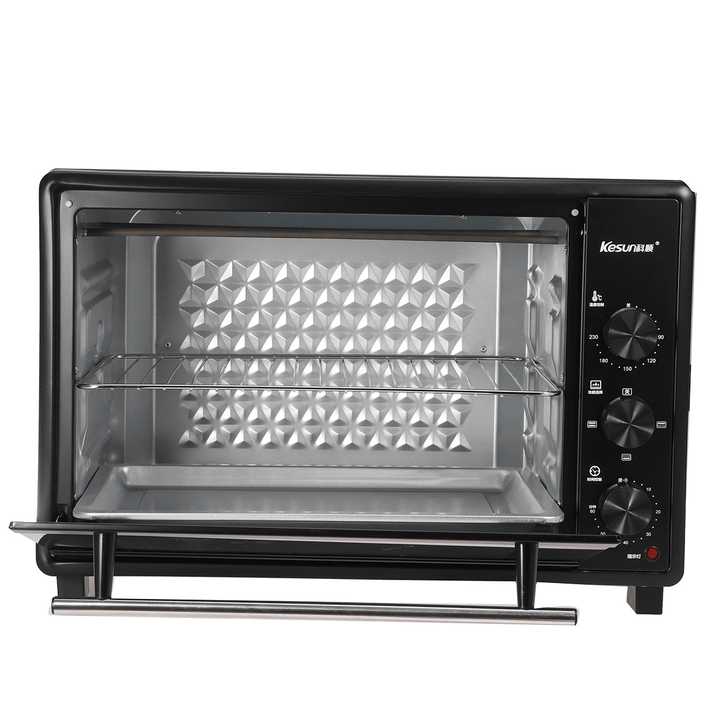220V 1600W 40L Large Electric Rotisserie Grill Toaster Oven Home Big Baking Kitchen - MRSLM