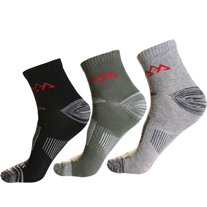 Mens Outdooors Wicking Quick Drying Breathable Thin Summer Professional Sport Socks - MRSLM