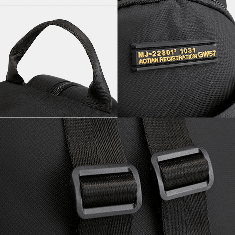Men Multifunctional Backpack Waterproof Multi-Carry Crossbody Bag Backpack - MRSLM